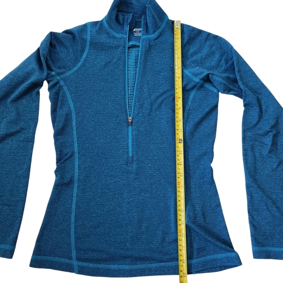 MEC T2 Long-Sleeved Zip-T - Women's base layer blue size small - Picture 11 of 13